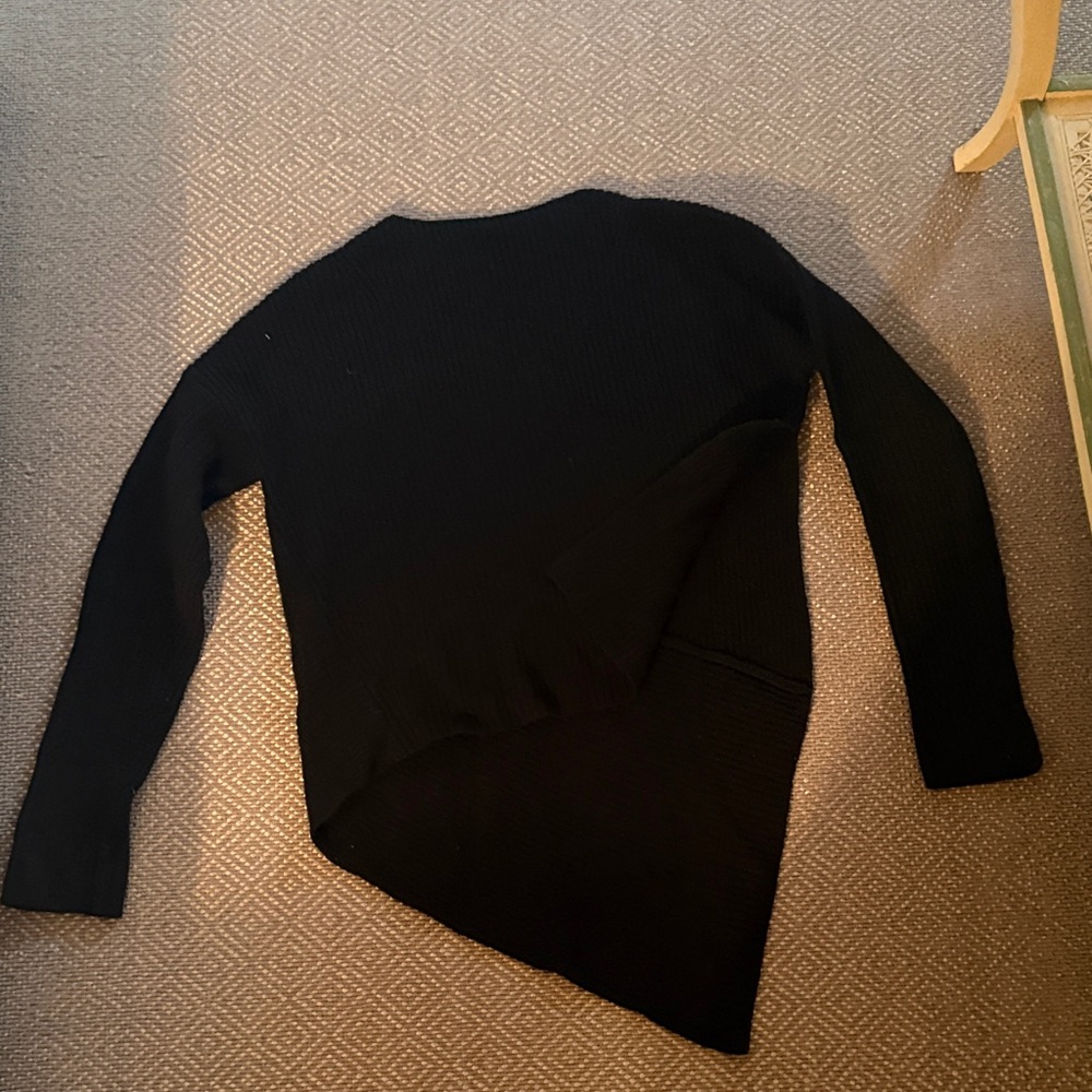 Brochu Walker Black Asymmetrical Sweater
